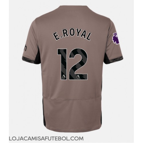 Camisa de Futebol Tottenham Hotspur Emerson Royal #12 Equipamento Alternativo 2023-24 Manga Curta